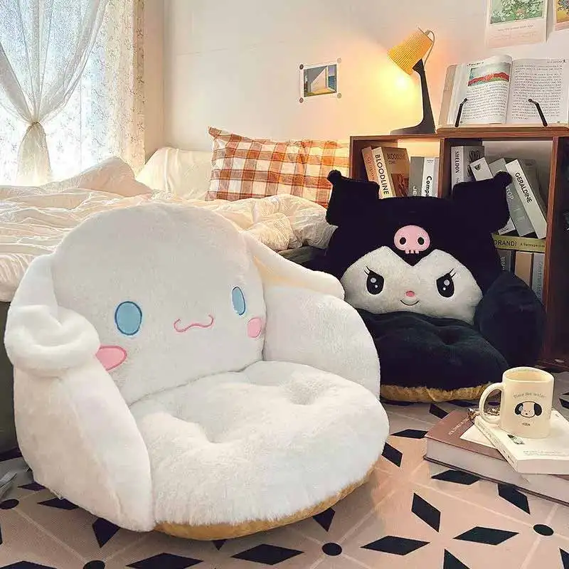 Cartoon Kuromi Melody Serie Klimatisiertes Haus Bürostuhl-Kissen Herbst und Winter Komfortable Bettwaren Peripherie-Geschenke Image