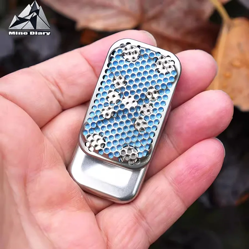 Unbegrenzter Schiebe-Fidget-Slider aus Titanlegierung für Erwachsene, Schreibtisch-Stressabbau-Spielzeug, Fidget-Spielzeug Image