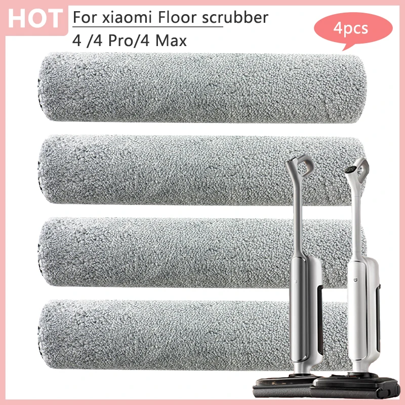 Für Xiaomi Boden Wäscher 4/4 Pro/4 Max Ersatz Ersatzteile Roller Pinsel Boden Waschmaschine Hause Zubehör Image