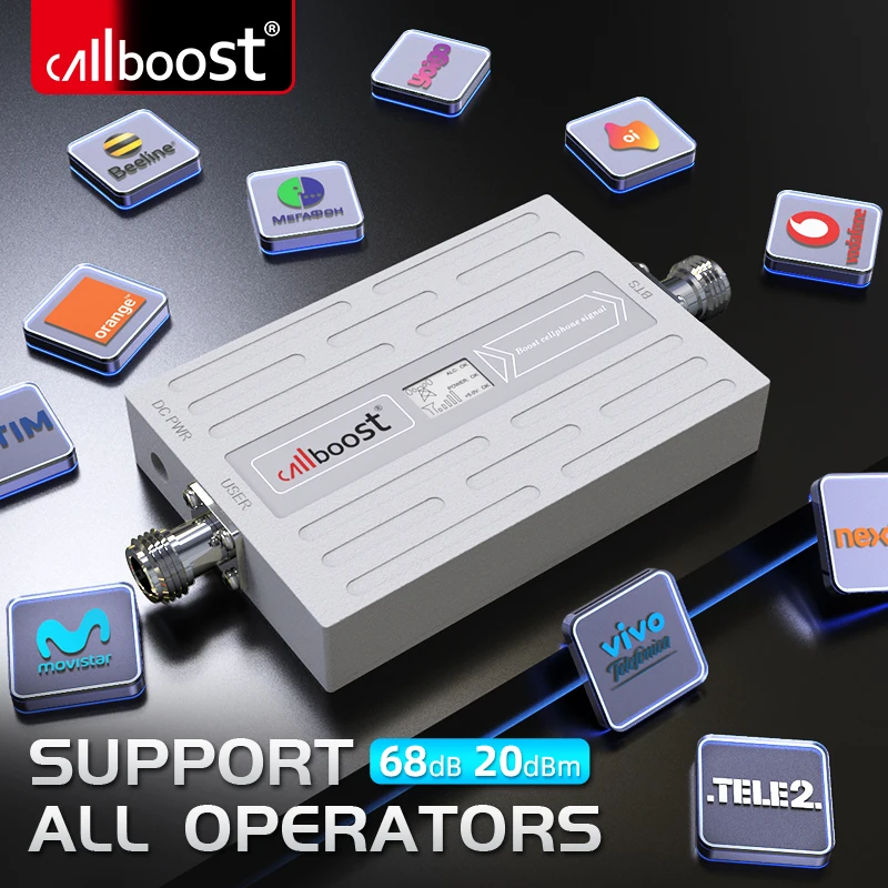 Callboost GSM 2G 3G 4G LTE 700 mobiler Mobilverstärker 3G 850 Signalverstärker 1700 AWS Repeater 4G 1900 Booster 2100 Verstärker Image