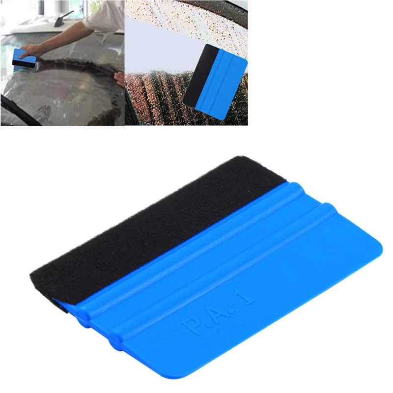 1 Stück Kunststoff-Filzkantenabzieher, Mini-Abzieher für Autofensterfolien, Vinyl-Aufkleber-Schaber-Applikator Image