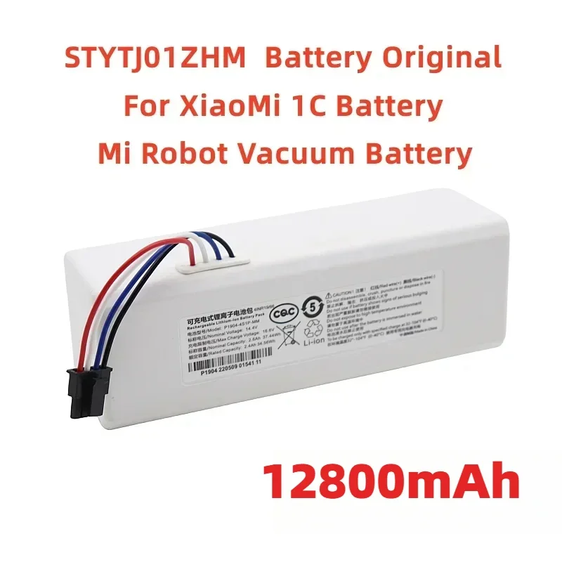 Original STYTJ01ZHM Batterie P1904-4S1P-MM für Xiaomi Mijia 1C Roboter Staubsauger Zubehör 14,4 V 2600 mAh 18650 Batterie Image