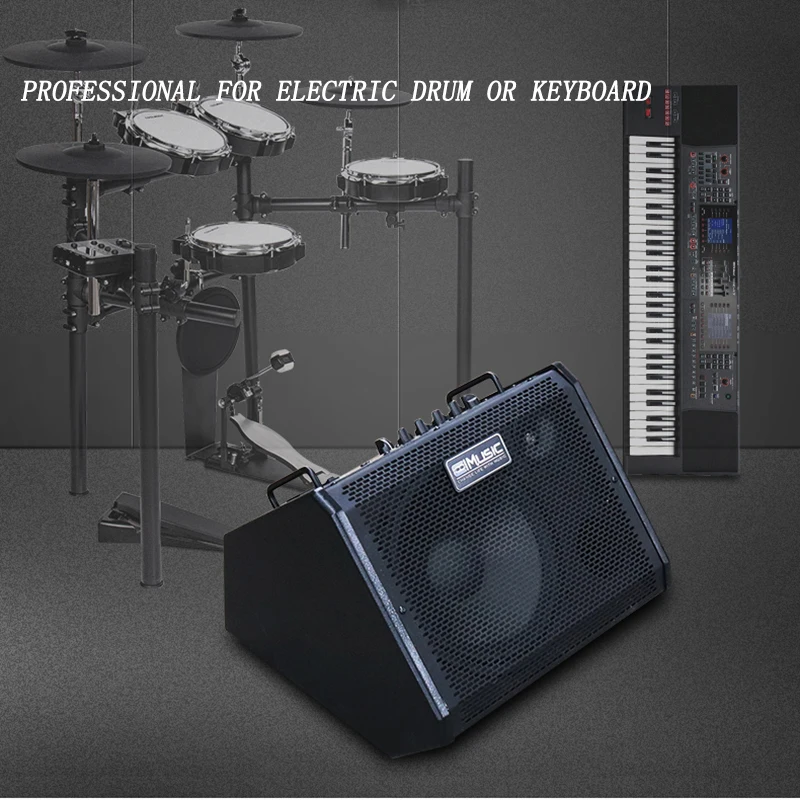 Cool music dm80 drum monitor verstärker, bluetooth lautsprecher, laut klar einzigartig für elektrisches drum kit tastatur percussion instrument Image