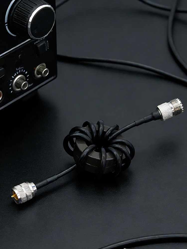 1,8-30 MHz Kurzwellen-Drossel Magnetring HF-Drossel Balun Magnetkern für HF-Kurzwellenradio 1:1 Stromtyp Image