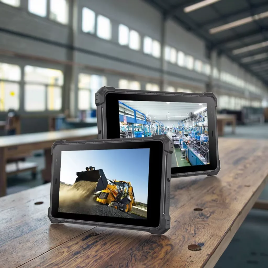 Robustes Tablet Windows 11 OS I7 CPU 16G+256G IP68 4G NFC 2D Barcodescanner Linux Ubuntu 8-Zoll Industrie-Tablet-PC Image