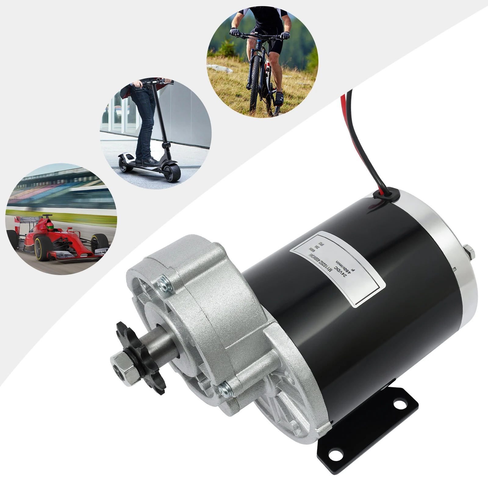 600 W 24 V Premium-Materialreduzierungs-Elektromotor DC Hohe Tragfähigkeit Hervorragende Leistung Image