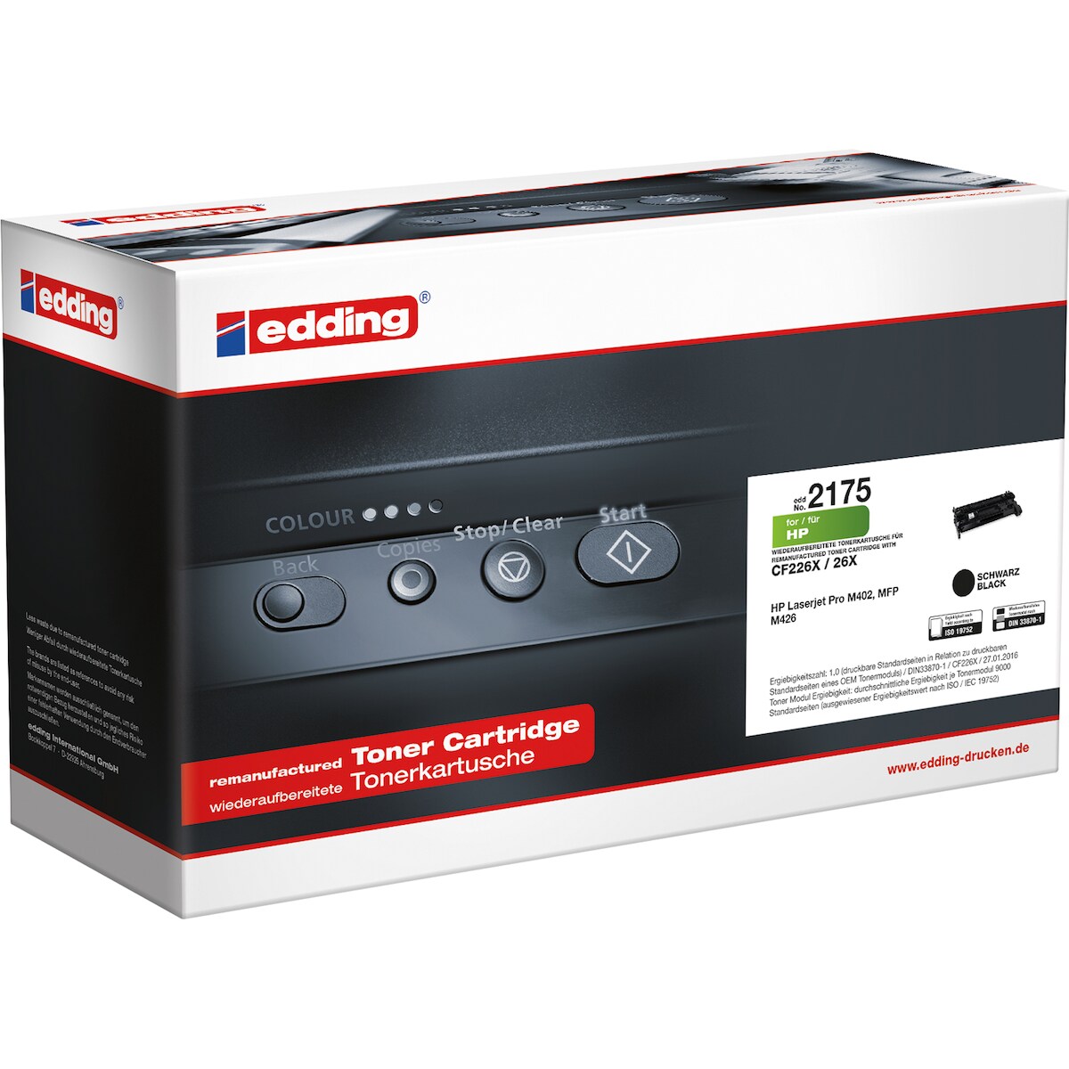 edding Toner 18-2175 wie HP CF226X schwarz Image