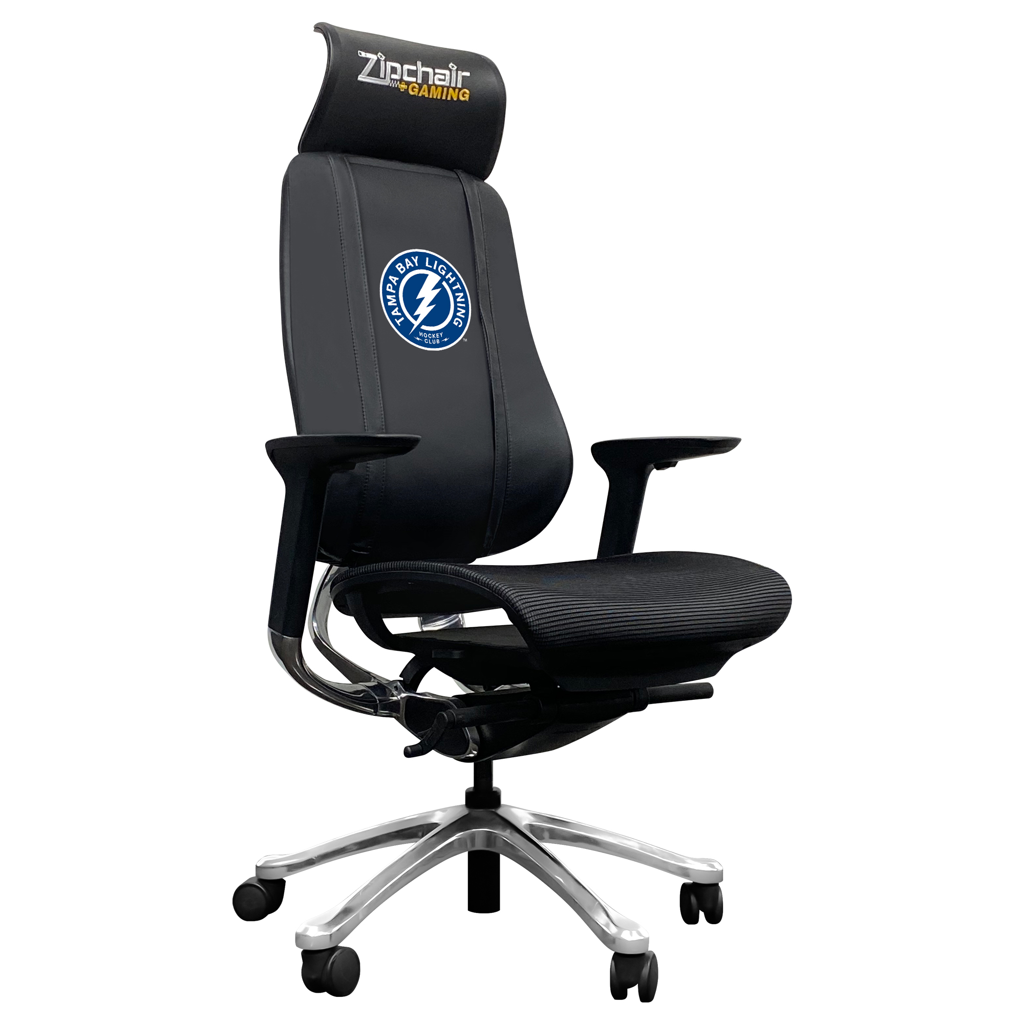 Black Tampa Bay Lightning Logo PhantomX Gaming Chair