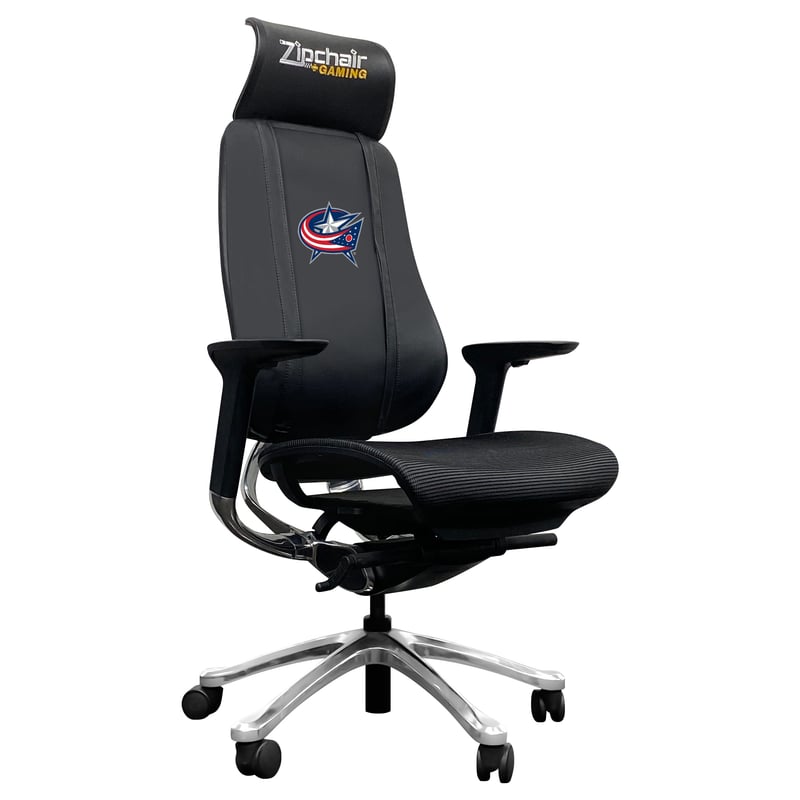 Black Columbus Blue Jackets PhantomX Gaming Chair