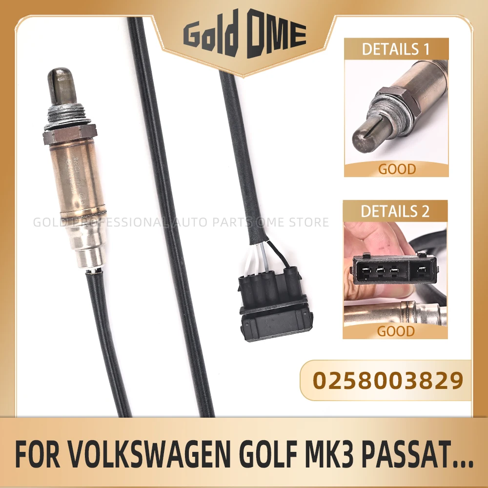 Sensore di ossigeno a banda larga O2 sensori sonda Lambda carburante aria auto per VW Volkswagen Golf Mk3 Passat B3 B4 2.0 l1990-1997 auto 0258003829