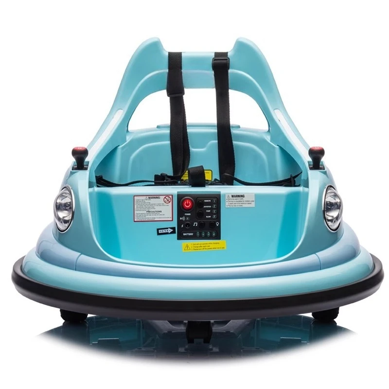 Elektrisches Kinder-Autoscooter mit Fernbedienung, Doppelantrieb und Ladefunktion – auch für Kleinkinder geeignet Image