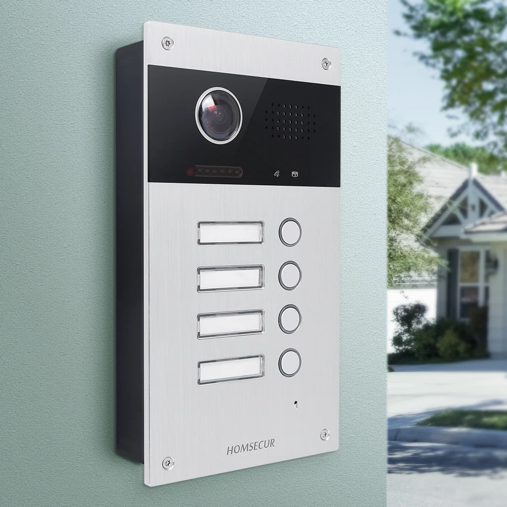 HOMSECUR 2-Draht-Türklingelkamera B16DB-S für HOMSECUR Video-Türsprechanlage für 4 Familien Image