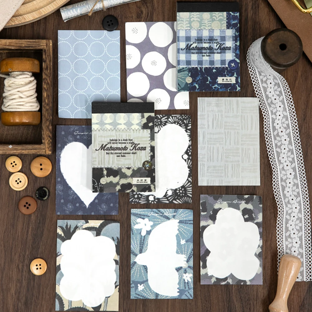 100 Blatt Notizbuch, leichtes Retro-Handbuch, DIY-Basisdekoration, Notizen für Studenten, Bürobedarf, Geschenke Image