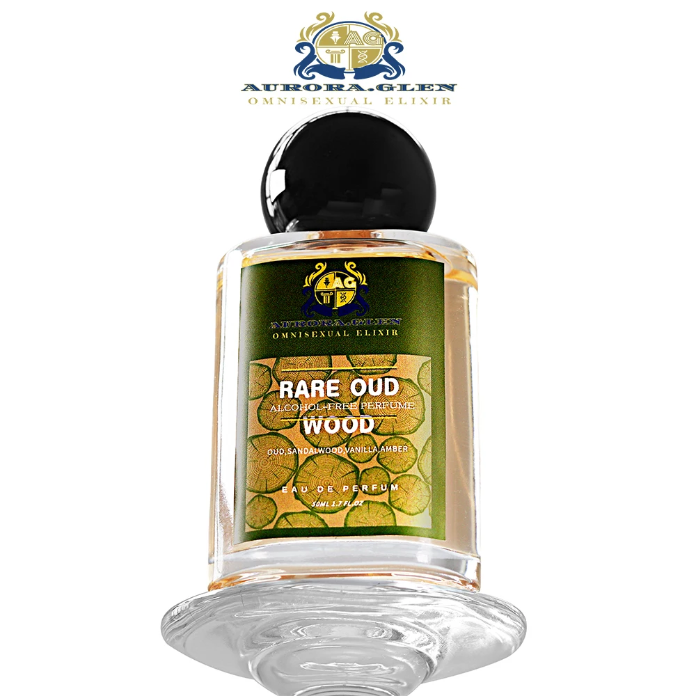 SELTENES OUD WOOD Alkoholfreies Parfum Unisex-Parfüm Woody Fragrance mit Oud Sandelholz Bernstein Langlebiges EDP für Damen und Herren 50