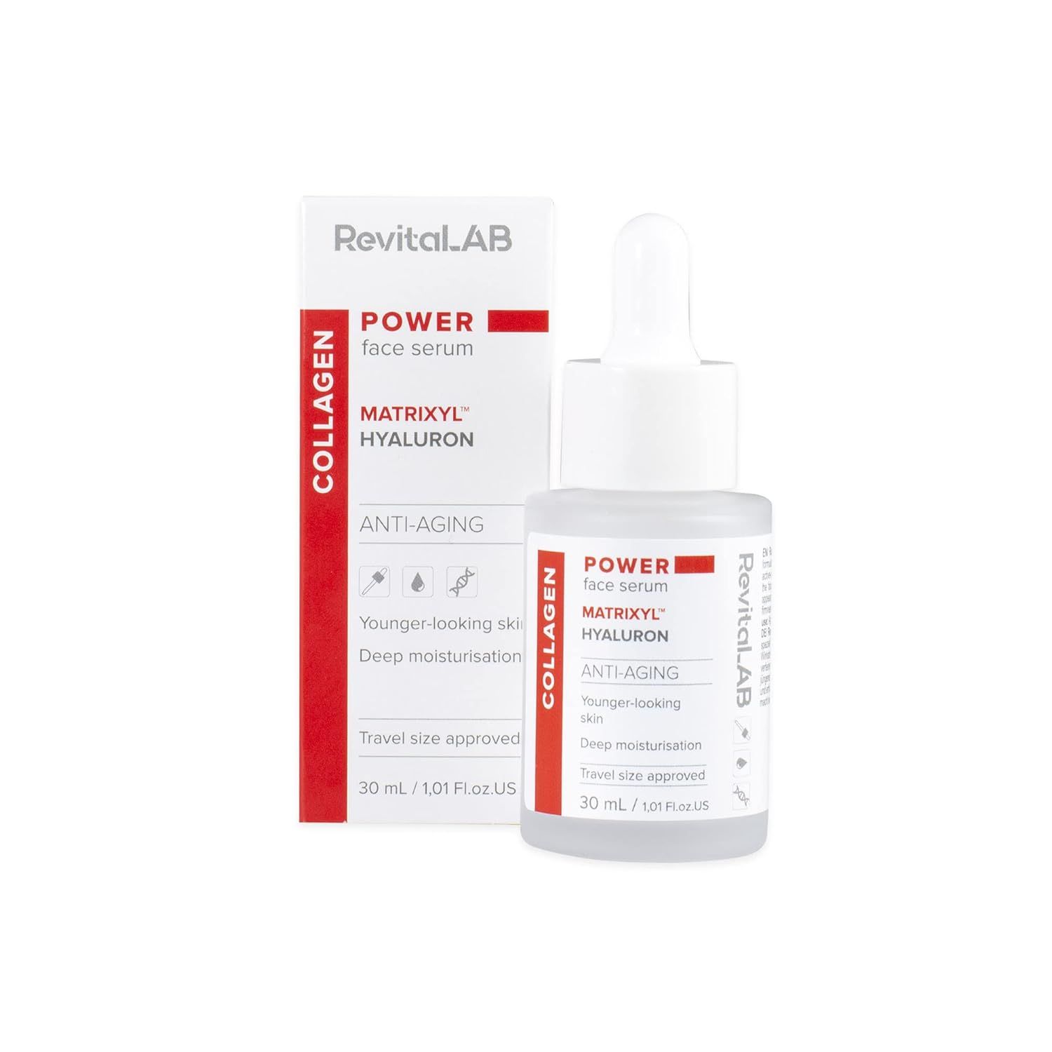 RevitaLAB Siero Viso Power con Collagene e Matrixyl 30 ml