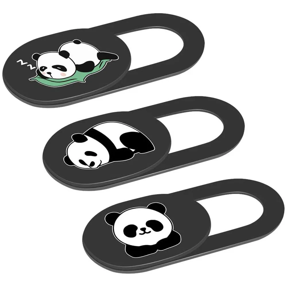Ordinateur portable Ultra-mince glisser Protection de la vie privée Webcam couverture de caméra Panda couverture de caméra Webcam couverture autocollant de confidentialité