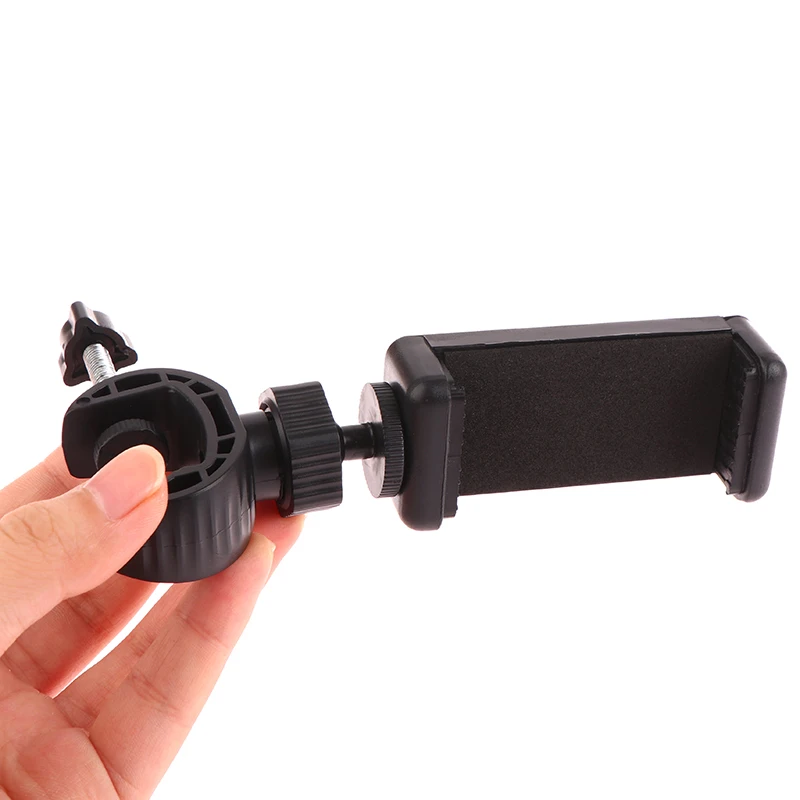 Hot Phone Bracket Mobile Cell Support Clip For All Smartphones Phone Holder Mount Stand Microphone Stand Mount Tripod