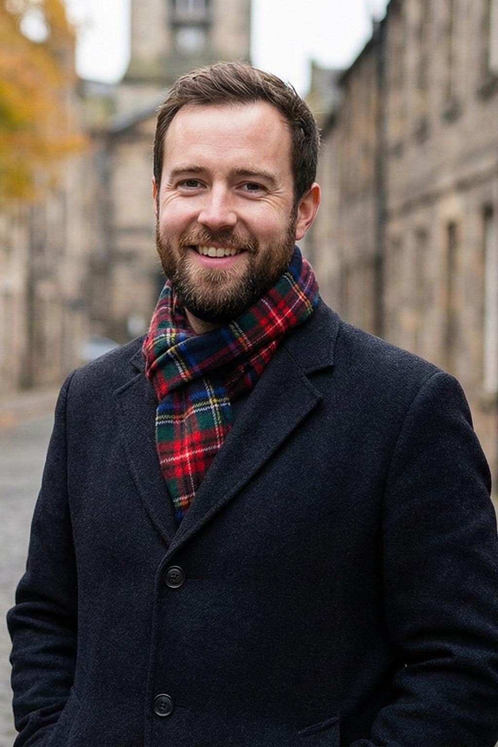 Sciarpa scozzese da uomo, sciarpa scozzese in lana, scialle invernale in tartan in oltre 50 tartan, calda sciarpa scozzese regalo per lui, accessori d