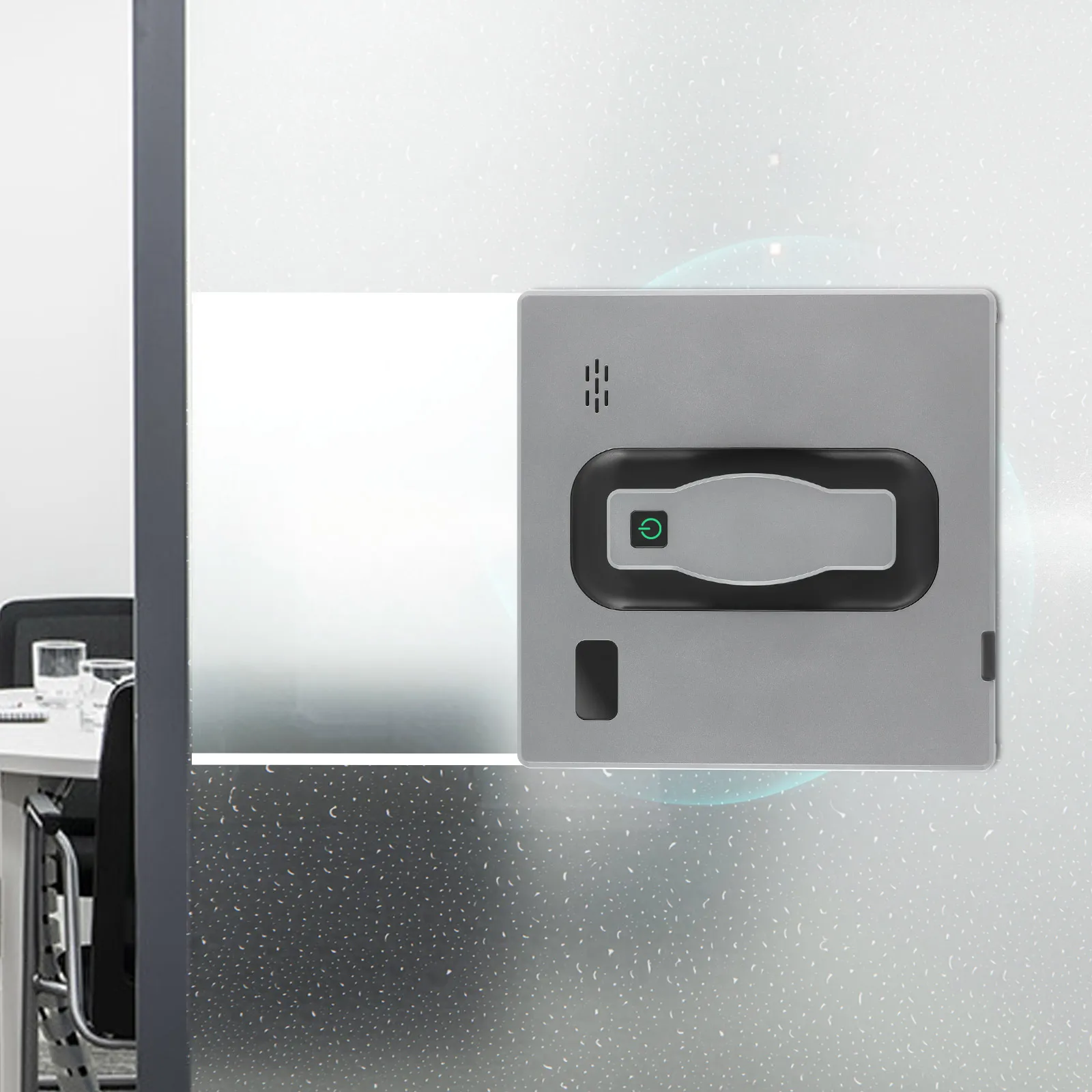 Automatischer Fensterstaubsauger, leistungsstarke Saugleistung mit Fernbedienung, Anti-Fall-Sicherheit für Hochhaushalte, Gebäude im Home-Office Image