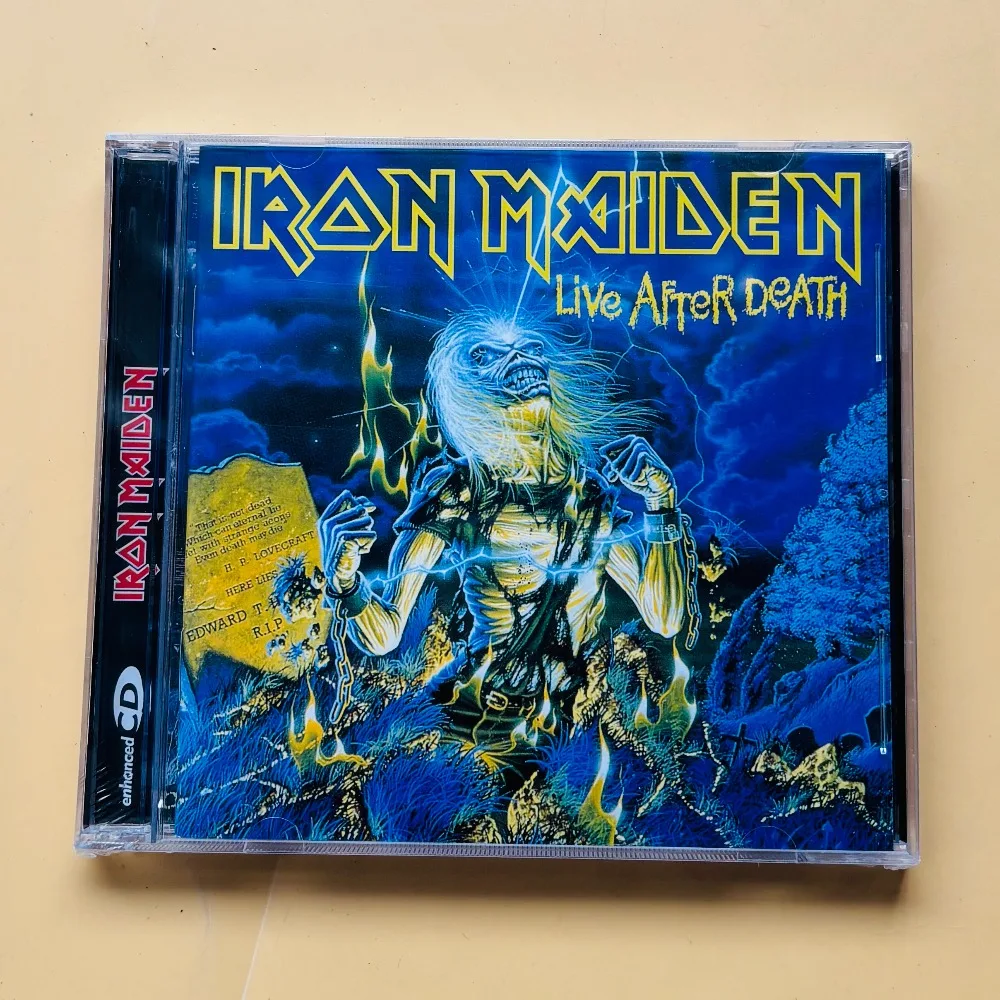 Iron Maiden Live After Death 2CD Live Heavy Metal Klassisches Album für Carplay-Fans, Sammlerstück, Geschenk, auf Lager Image