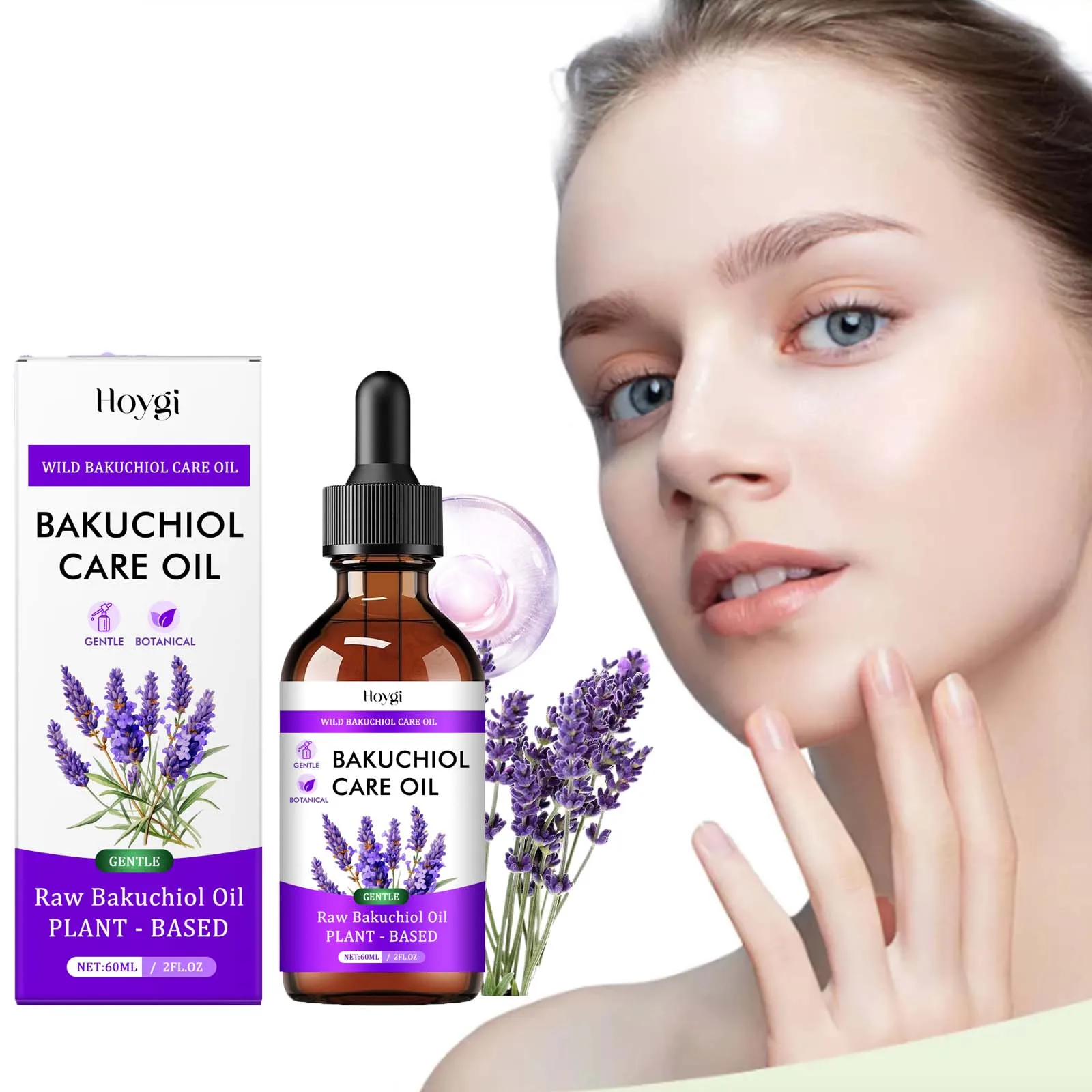 Bakuchiol Essential Oil Relaxing Fade Fine Lines Aufhellende Hautglättung Gesichtskörper-Hautpflege Nährt für empfindliche Haut Image