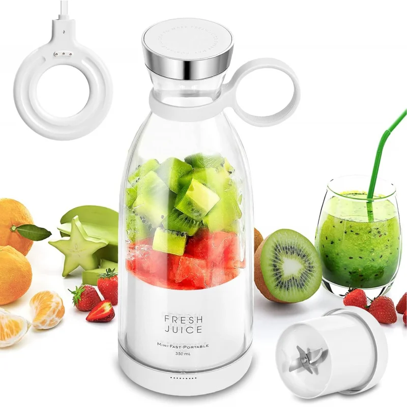 Tragbare Mini Mixer Elektrische Entsafter Obst Smoothies Mixer USB Magnetische lade Multifunktionale Saft Maker Maschine Mixer Image