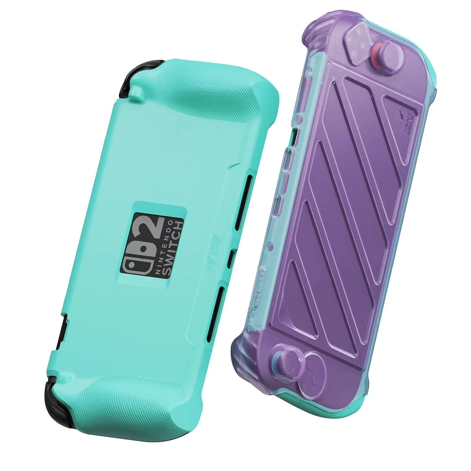 Savage Raven von Skull & Co. Hardshell Frontabdeckung Tragbare Schutzhülle StandGrip für Nintendo Switch 2 Image