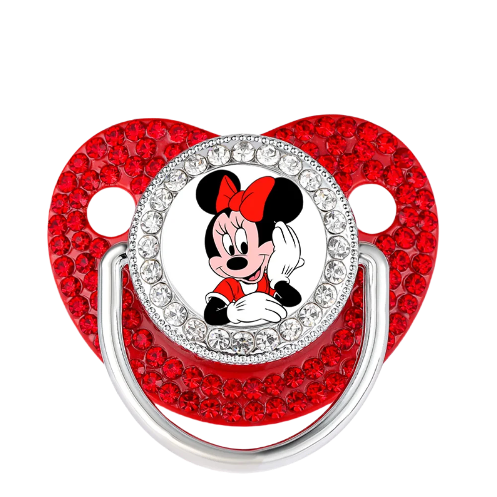 Luxuriöser Strass-Babyschnuller Modisches Design für 0-12 Monate alte Babys Image
