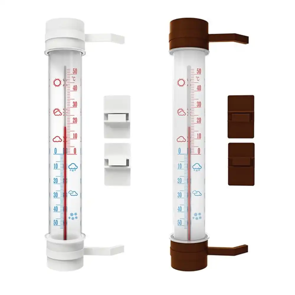 Großes selbstklebendes Rohr-Außenthermometer Image