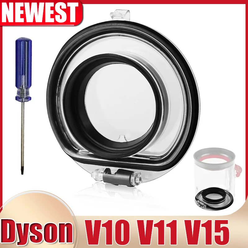 Staubbehälterdeckel für Dyson V10 V11 Staubsaugerzubehör, Staubsammlerbox, untere Abdeckung, Dichtungsringkappe Image