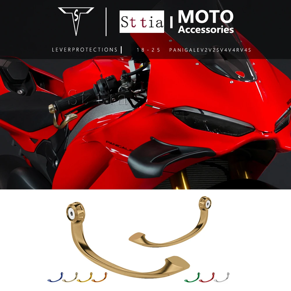 2025 Neuer Motorrad-Bremshebelschutz für PANIGALE V4 V2 Panigale V2S V4S V4SP 2018 2019-2024 CNC Brems- und Kupplungs-Handschutz Image