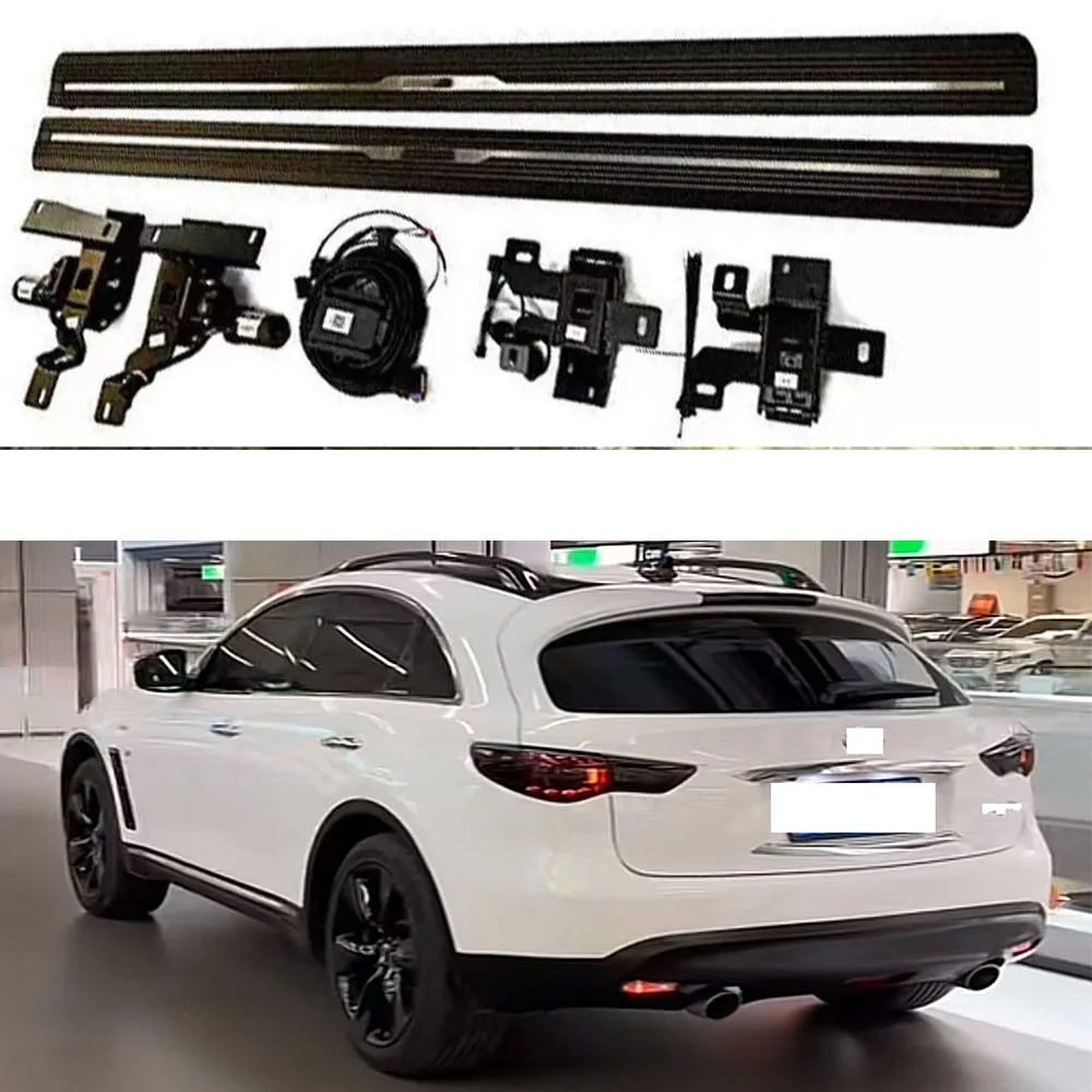 Black Power Deployable Electric Trittbrett, passend für Infiniti QX70 2013+ Image