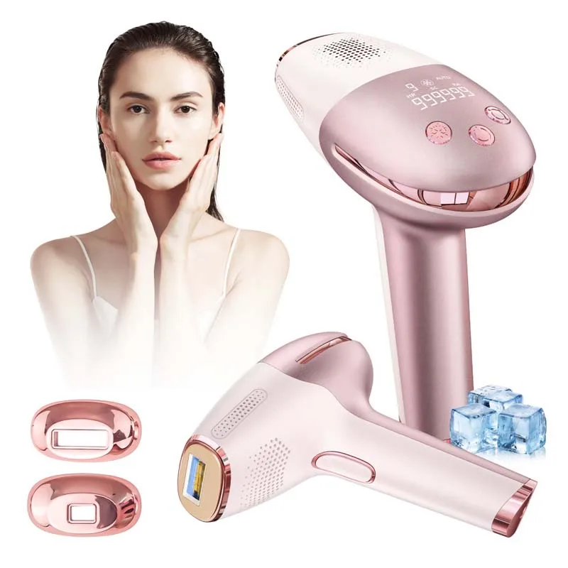 Sapphire Ice Cooling Handlicher Epilierer Tragbare schmerzlose kabellose Epilation Wiederaufladbare dauerhafte IPL-Laser-Haarentfernung für zu Hause Image