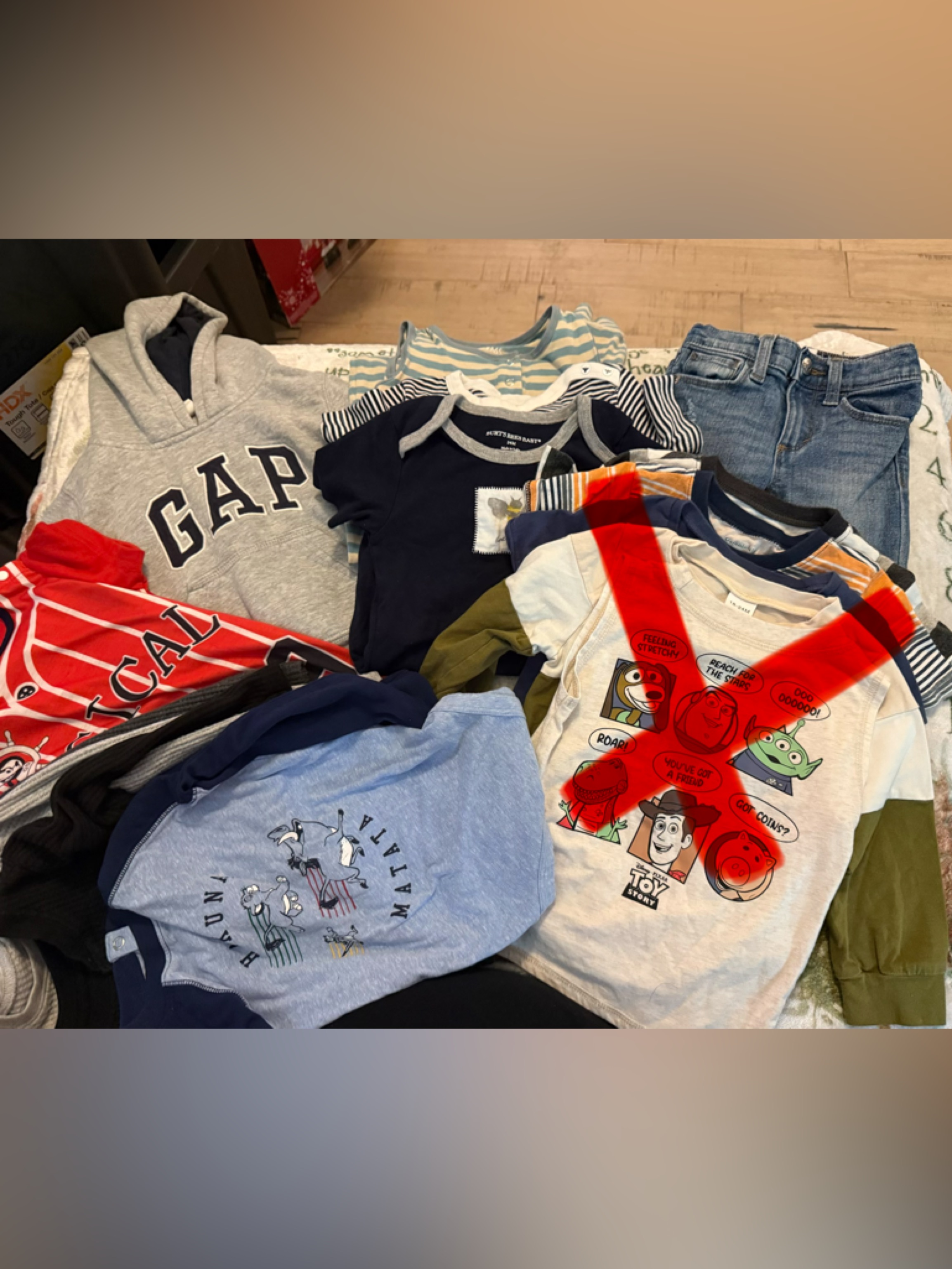 Disney Shirts & Tops | Bundle Of 24m/2t Clothes - 11 Items | Color: Blue/Cream | Size: 24mb