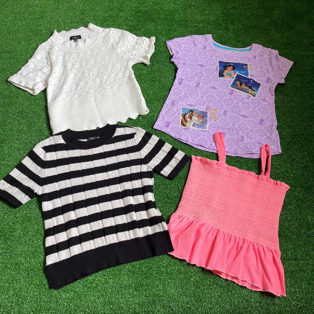 Zara Shirts & Tops | Assorted Mixed Clothes Lot Of 4 Youth Girl's Blouses And T-Shirt Size 11-12 | Color: Pink/Purple | Size: 11-12