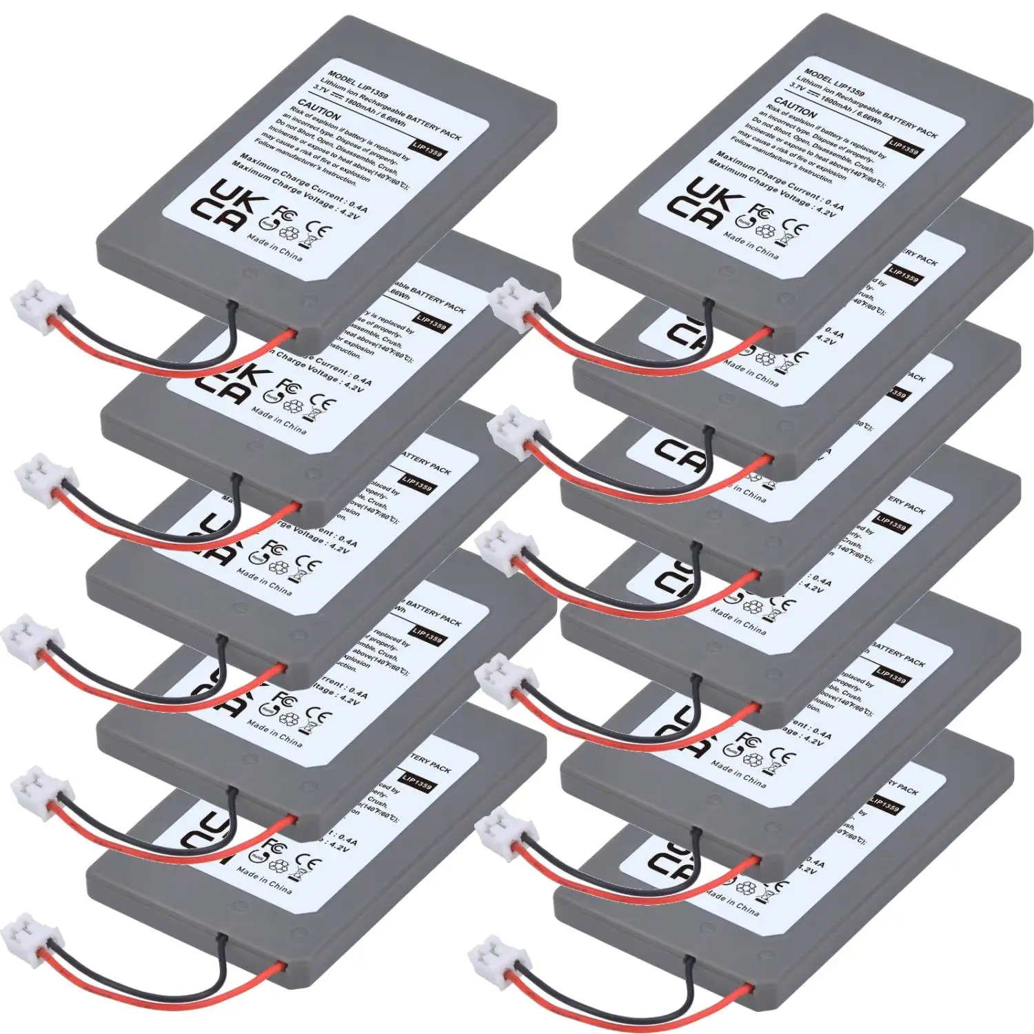 Batmax PS3 Controller Battery 1800mAh LIP1359 Battery Pack for Sony Playstation 3 PS3 Dualshock 3 Bluetooth Controller