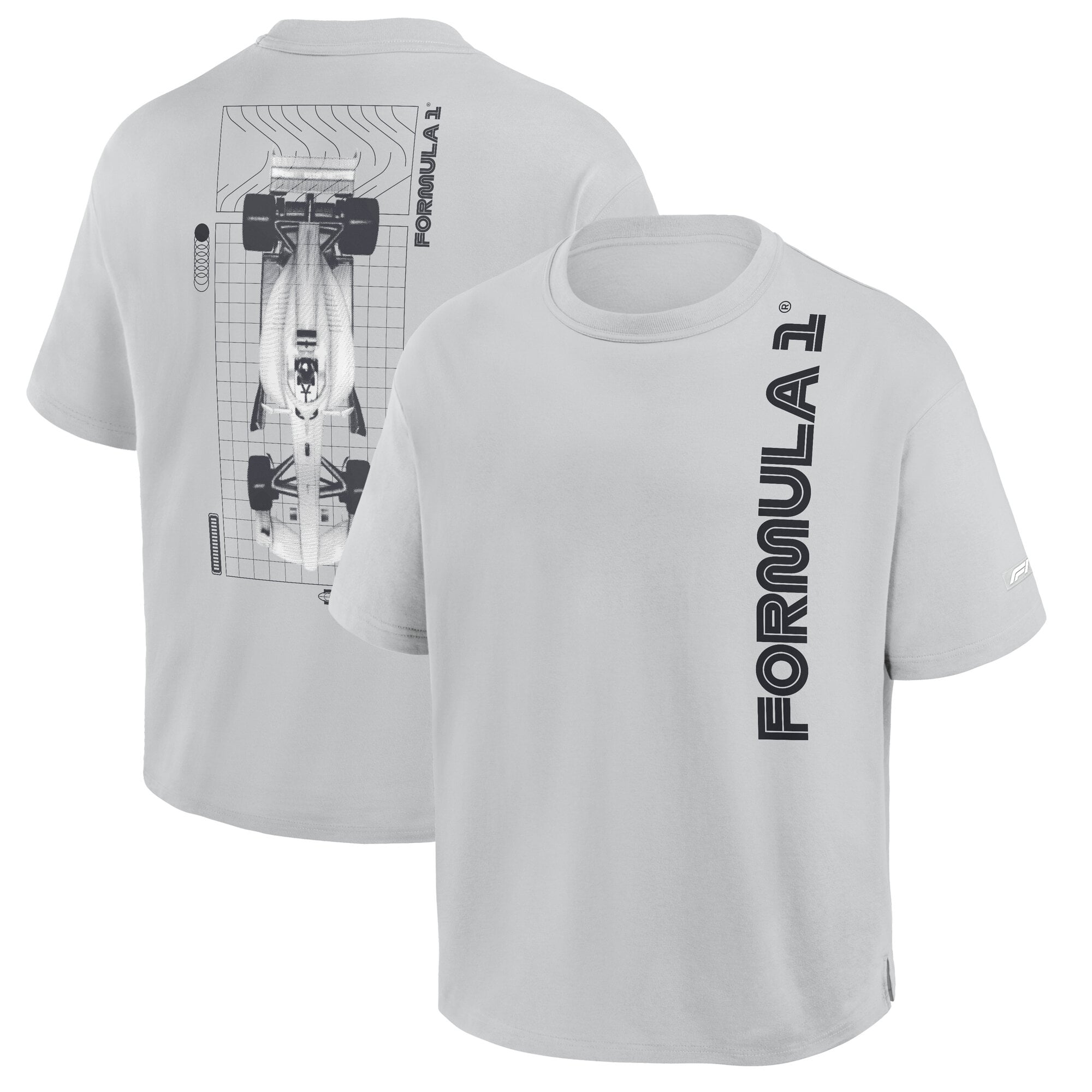 T-shirt graphique à manches courtes Formula 1 Elements - Gris - Unisexe - unisexe Taille: XL
