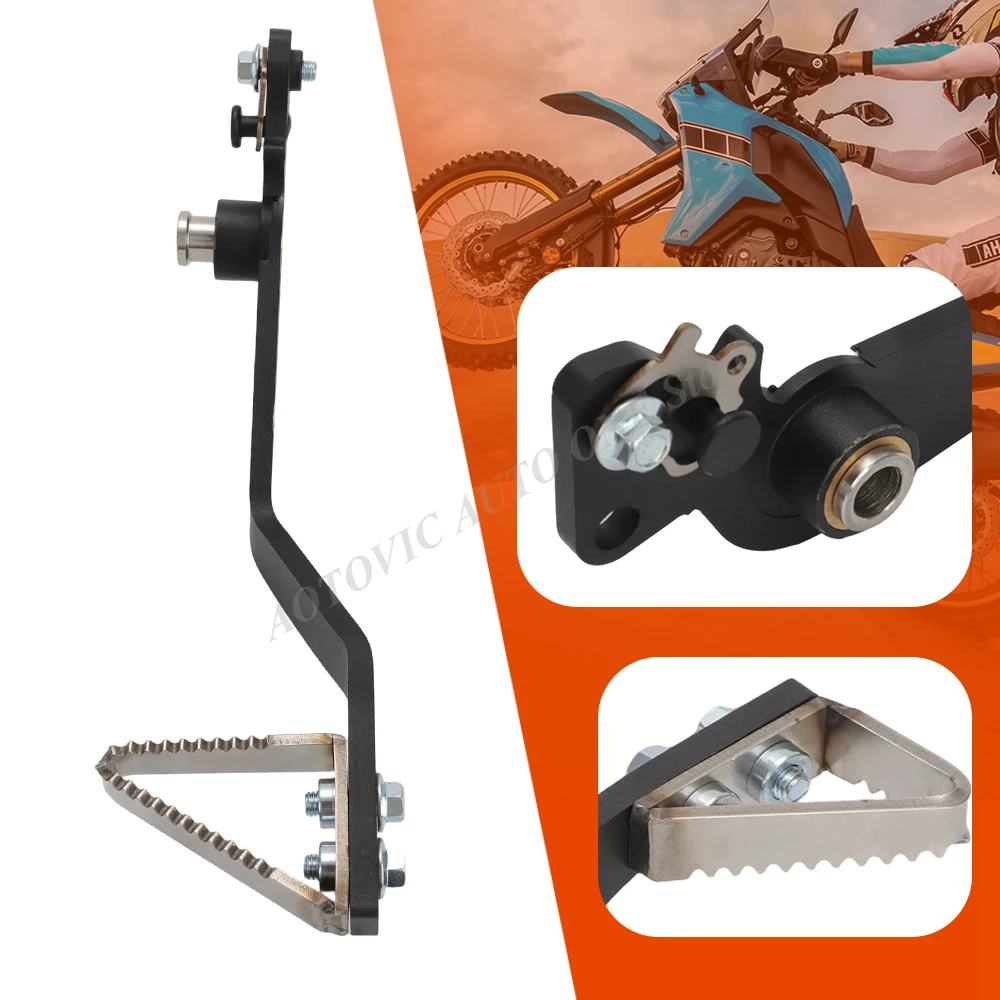 Motorrad-Hinterradbremspedal OEM Bremsflexion-Reduzierung für Yamaha Tenere 700 2019 2020 2021 2022 2023 2024 2025 T7 T700 XTZ 700 Image