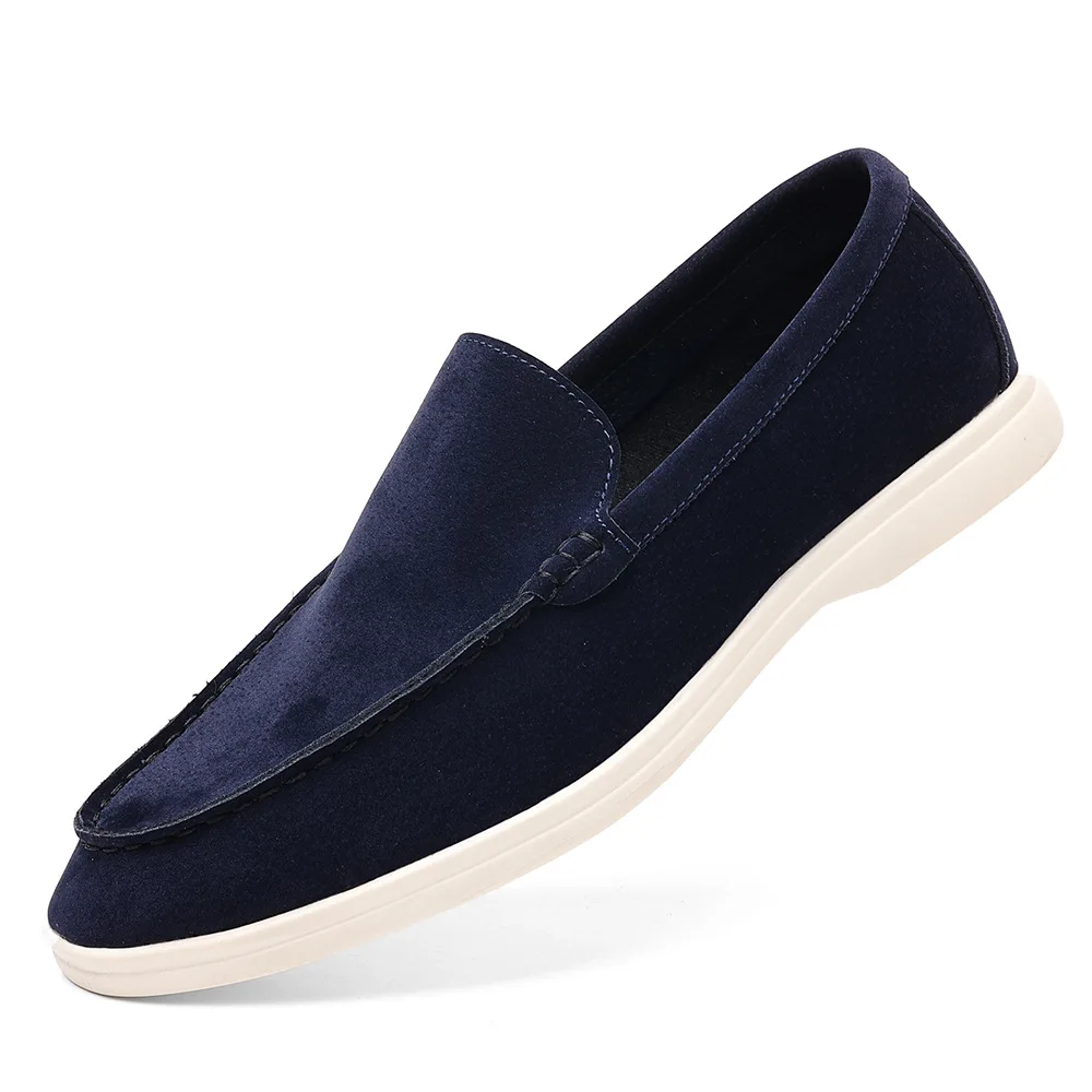 Klassische Mokassins, elegante Schuhe für Paare, Wildlederschuhe für Herren, Loafer, formelle Schuhe für Hochzeiten und Partys, Sapato Social Flats, Größe 39-48