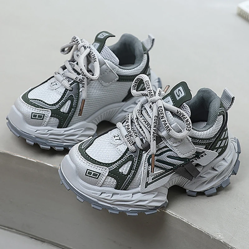 PU-Leder-Sportschuhe für Kinder, trendige, modische Teenager-Kinder-Sneaker, wasserdichte Laufschuhe mit weicher Sohle für Jungen und Mädchen