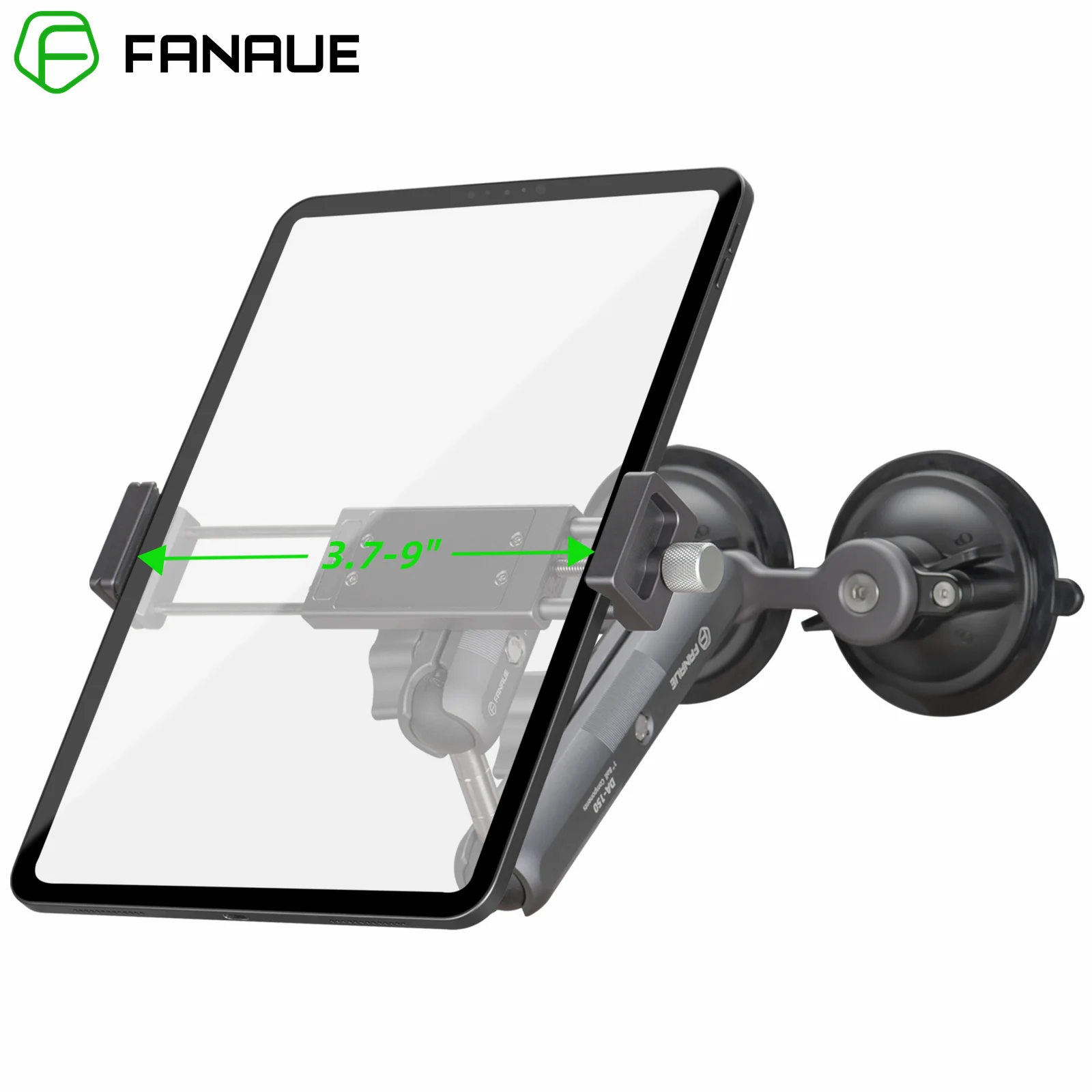 FANAUE Auto-Tablet-Halterung mit Saugnapfhalterung und 1-Zoll-Kugelstützen für Tablet-Fahrzeug-Windschutzscheiben für RAM-Halterungen Image