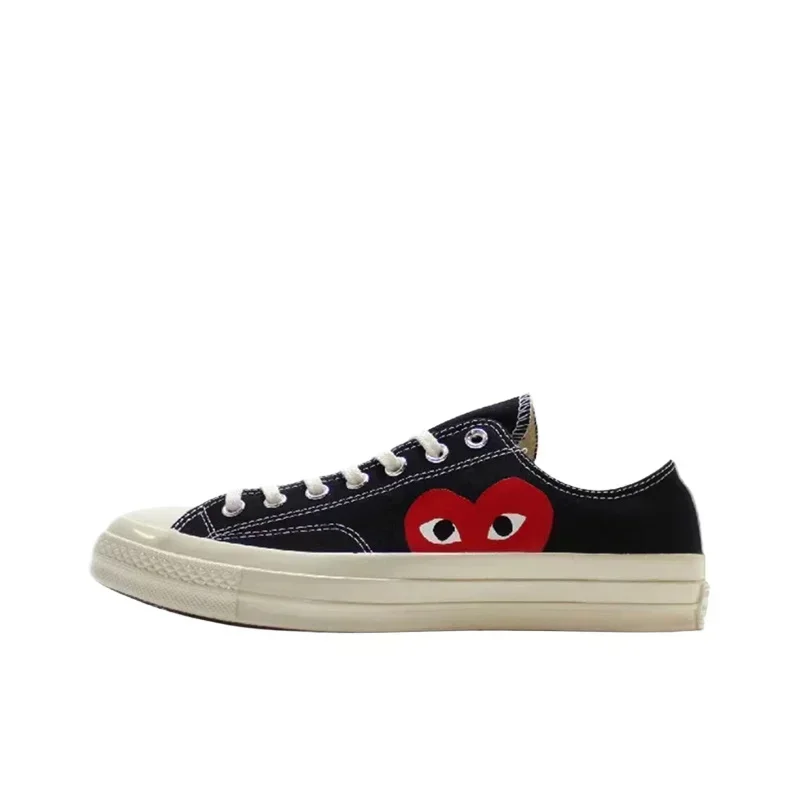Converse 1970er Jahre Chuck Taylor All Star X CDG Männer und Frauen einfache Skateboard-Schuhe Low-Top-Outdoor-Sneaker