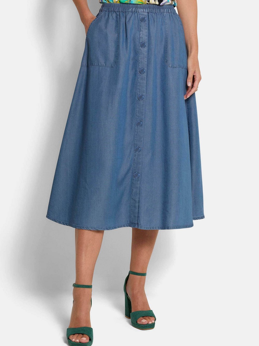 Goldner Schlupfröcke Damen blau, 20 Image