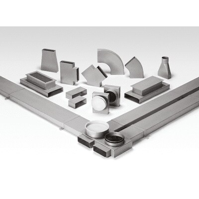 Helios FK-SD 200 Flachkanal - Schalldämpfer 780x320x50, Stahl verz. - 02946 - LB15753 Image