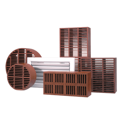 Helios BLS 150/150 - Brandschutz-Lüftungsstein 150x150x75 mm - 02724 - LB15698 Image