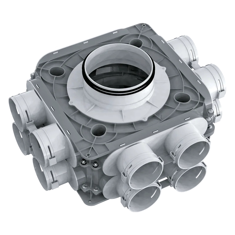 BlauFast Kunststoffverteilerkästen 75 mm - Blauberg Ventilatoren - LB11404.12 Image