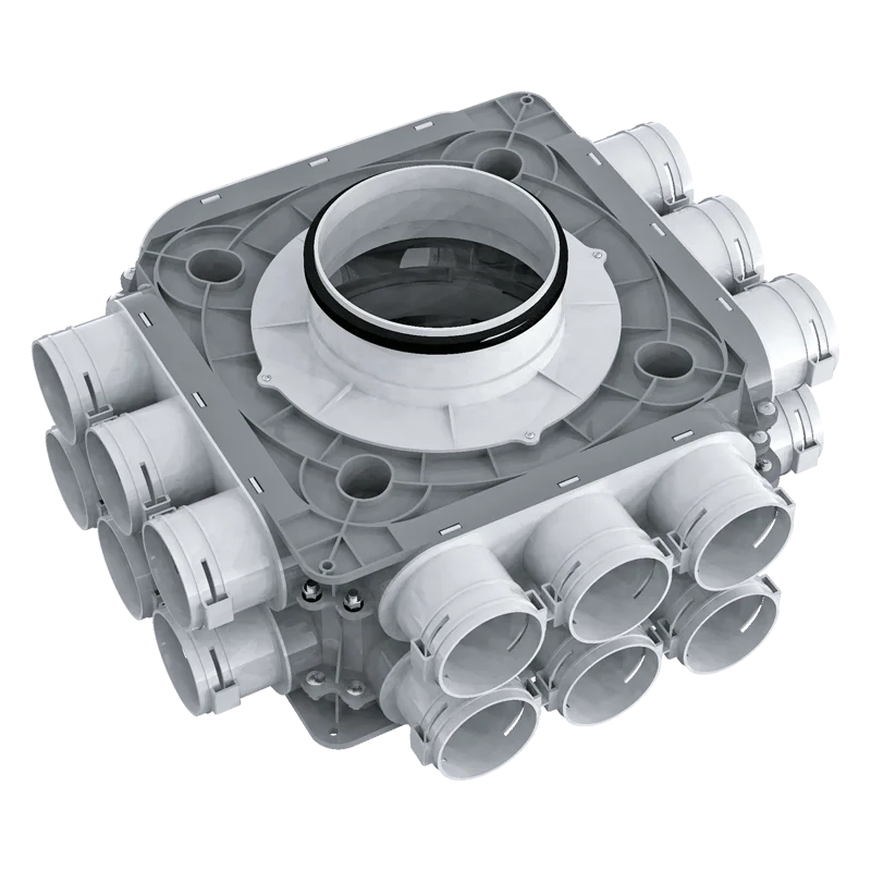 BlauFast Kunststoffverteilerkästen 63 mm - Blauberg Ventilatoren - LB11397.13 Image