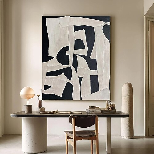 Ölgemälde Handgemalte Quadrat Abstrakt Modern Ohne Innenrahmen (ohne Rahmen) Image