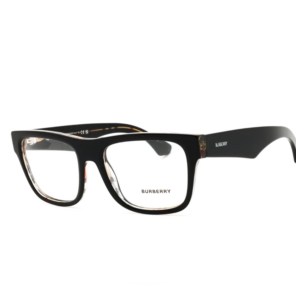 Burberry Accessories | Burberry Obe2411 Eyeglasses Black On Vintage Check New W/ Box (55-18-145) | Color: Black | Size: Os