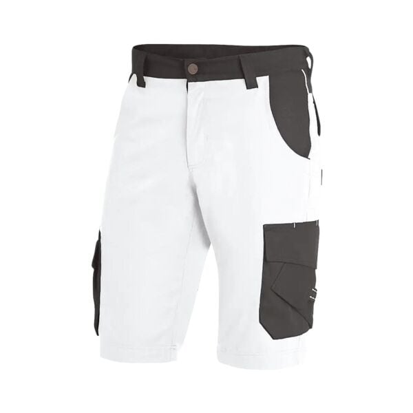FHB Premium Arbeitsshorts »THEO Twill 300« Größe 50 weiß